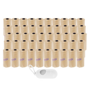 STAR BABiES - Scented Nappy Bag 750pcs with Dispenser - Ivory